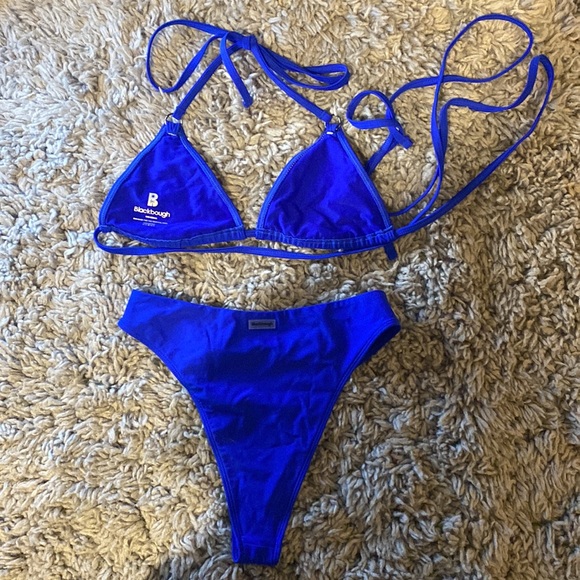 Blackbough Blue Strappy Bikini Set NWOT - Picture 6 of 6